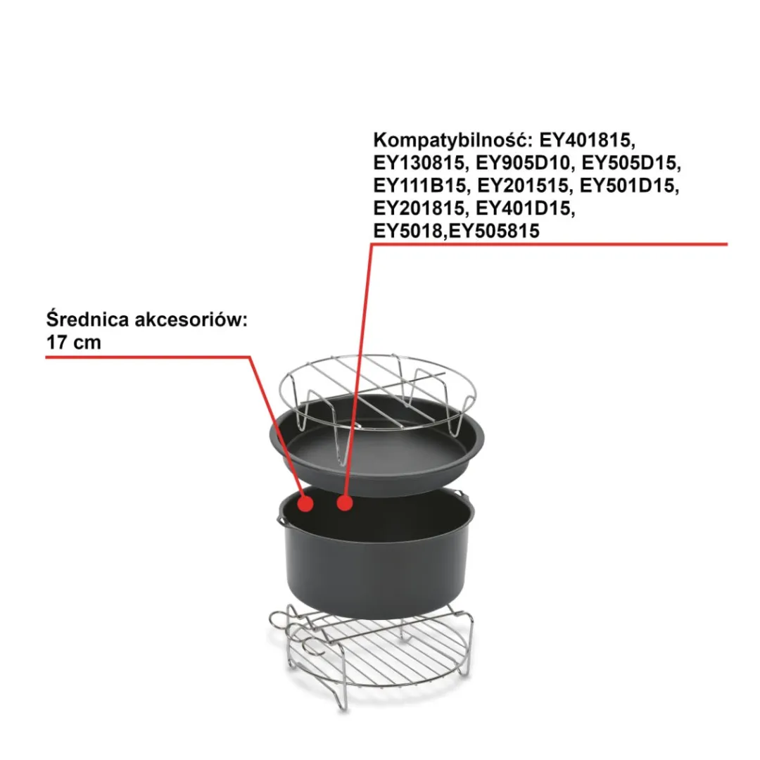 Akcesoria do frytkownicy beztłuszczowej Tefal XA112010 17 cm