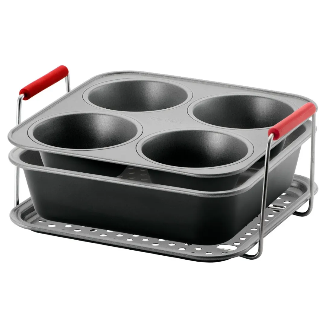Akcesoria do frytkownicy beztłuszczowej TEFAL Air Fryer 3 elementy