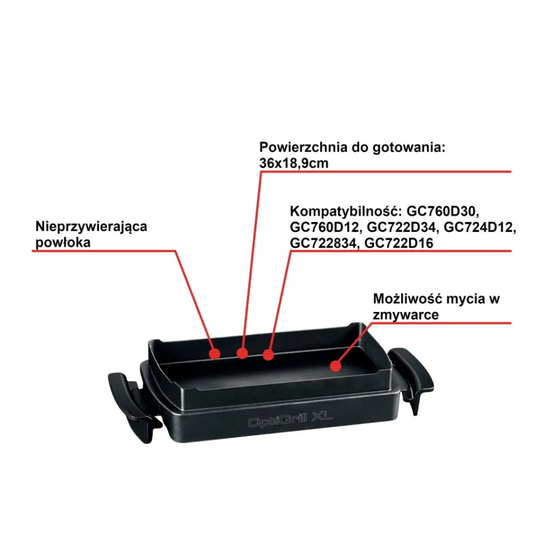 Akcesorium SNACKING&BAKING do grilla elektrycznego TEFAL OPTIGRILL XL XA7278