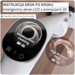 Bezprzewodowy odkurzacz myjący Tefal X-Clean 12, 65 min, samoczyszczenie i suszenie