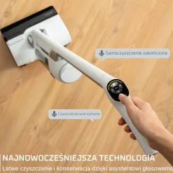 Bezprzewodowy odkurzacz myjący Tefal X-Clean 10, 60 min, samoczyszczenie i suszenie