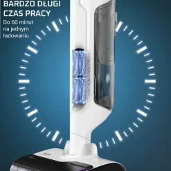 Bezprzewodowy odkurzacz myjący Tefal X-Clean 10, 60 min, samoczyszczenie i suszenie