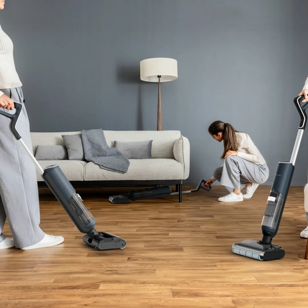 Bezprzewodowy odkurzacz myjący Tefal X-Clean 5 Pro, 50 min, samoczyszczenie i suszenie