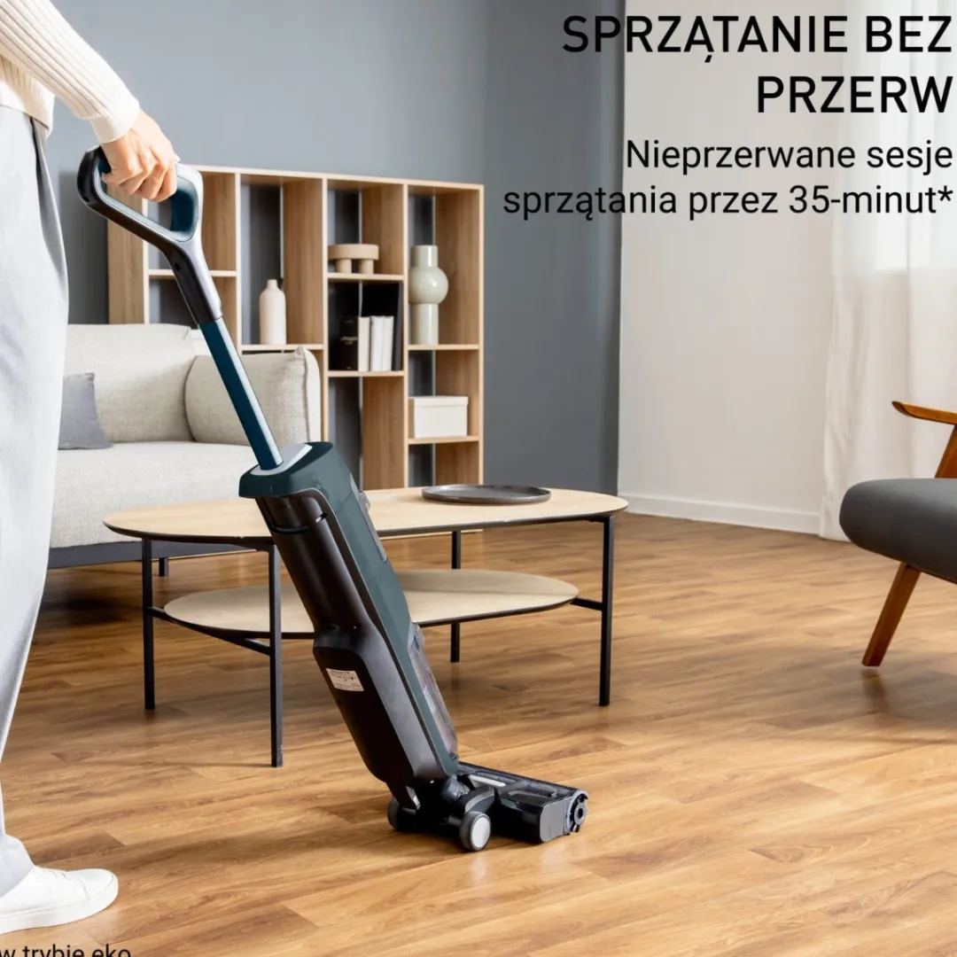 Bezprzewodowy odkurzacz myjący Tefal X-Clean 2, 30 min, samoczyszczenie