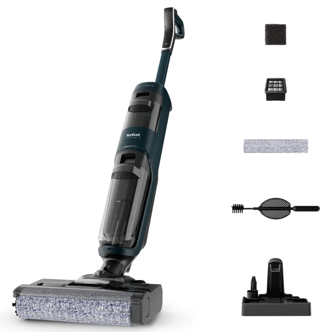 Bezprzewodowy odkurzacz myjący Tefal X-Clean 2, 30 min, samoczyszczenie