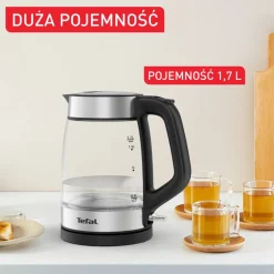 Czajnik elektryczny TEFAL1,7 l KI605830