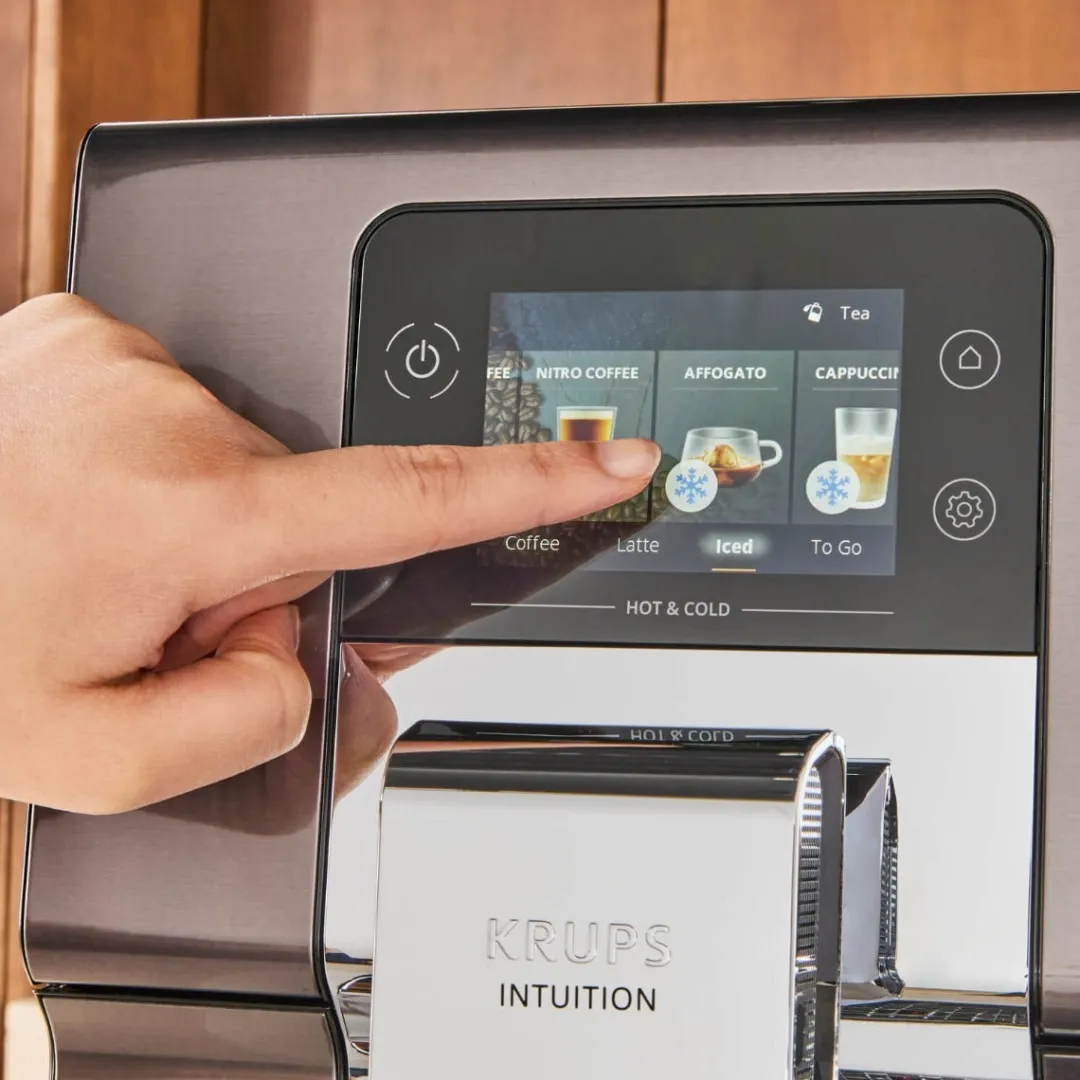 Ekspres ciśnieniowy do kawy KRUPS INTUITION EXPERIENCE HOT&COLD EA879N