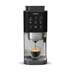 Ekspres do kawy ciśnieniowy KRUPS Coffee Crush kolbowy z młynkiem szary