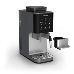 Ekspres do kawy ciśnieniowy KRUPS Coffee Crush kolbowy z młynkiem szary
