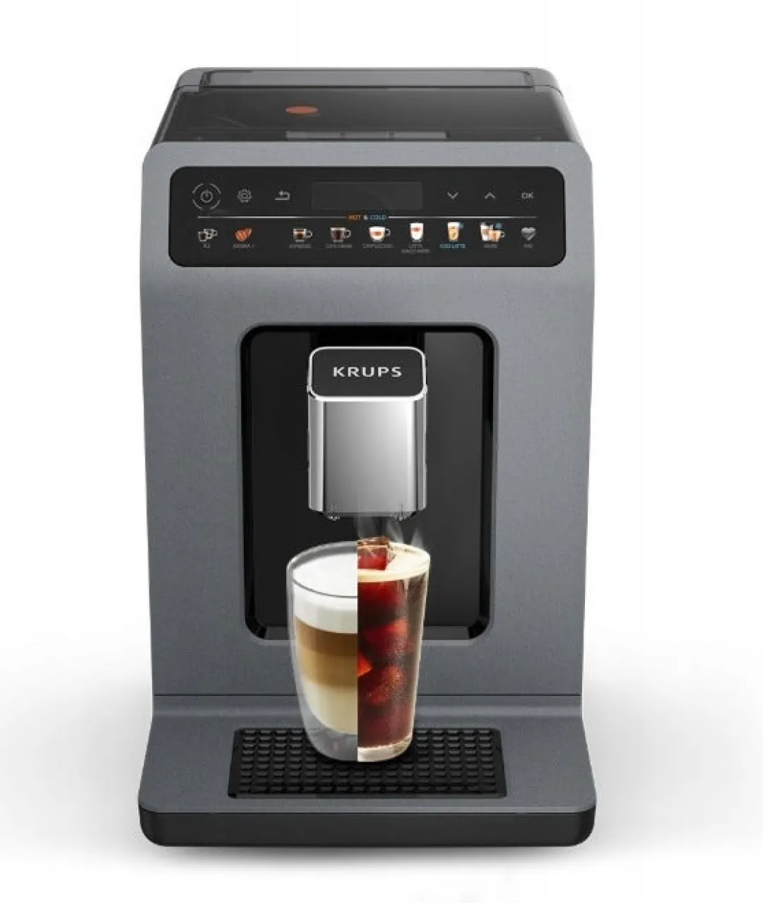 Ekspres do kawy ciśnieniowy KRUPS EVIDENCE HOT&COLD EA898G