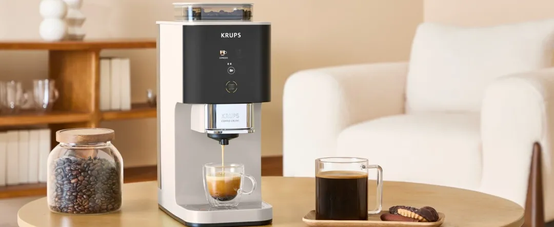 Ekspres do kawy ciśnieniowy KRUPS Coffee Crush kolbowy z młynkiem