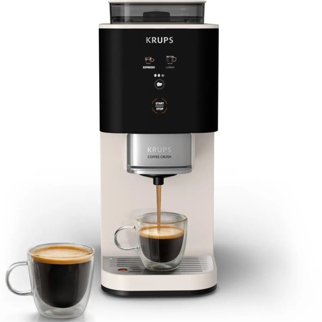 Ekspres do kawy ciśnieniowy KRUPS Coffee Crush kolbowy z młynkiem