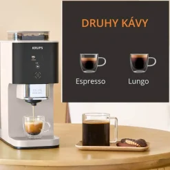 Ekspres do kawy ciśnieniowy KRUPS Coffee Crush kolbowy z młynkiem