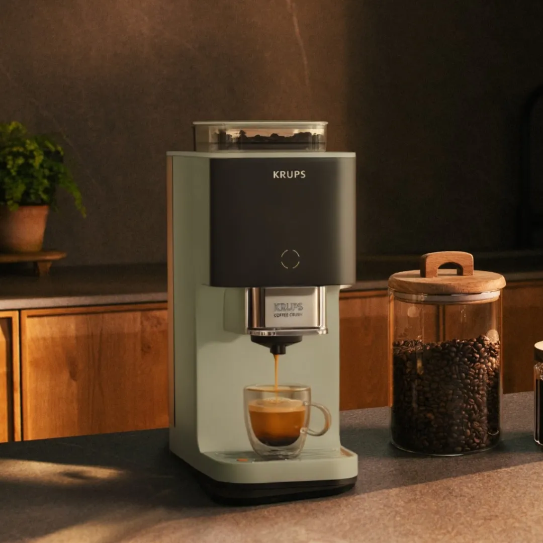 Ekspres do kawy ciśnieniowy KRUPS Coffee Crush kolbowy z młynkiem