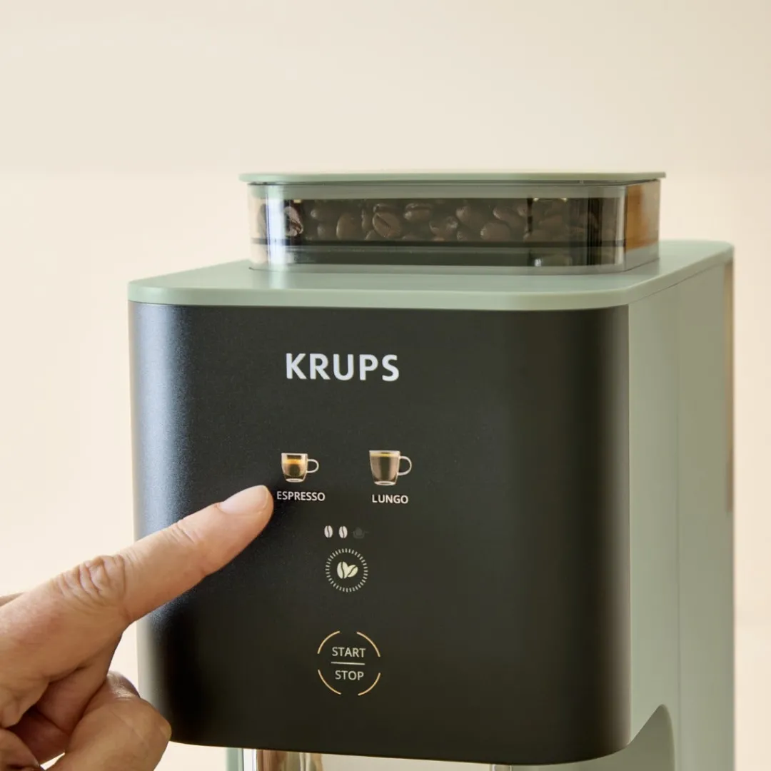 Ekspres do kawy ciśnieniowy KRUPS Coffee Crush kolbowy z młynkiem