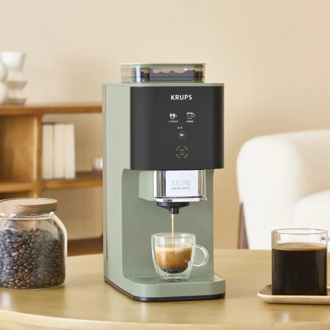 Ekspres do kawy ciśnieniowy KRUPS Coffee Crush kolbowy z młynkiem