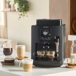 Ekspres do kawy ciśnieniowy KRUPS INTENSITY BLACK COFFEE EA5008 z młynkiem