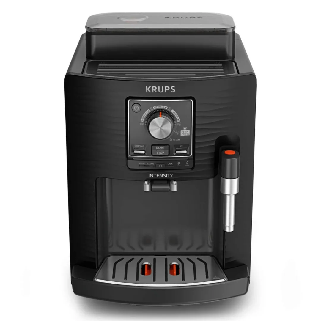 Ekspres do kawy ciśnieniowy KRUPS INTENSITY BLACK COFFEE EA5008 z młynkiem