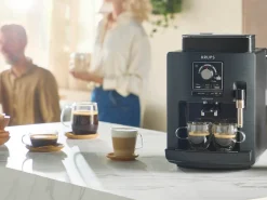 Ekspres do kawy ciśnieniowy KRUPS INTENSITY BLACK COFFEE EA5008 z młynkiem