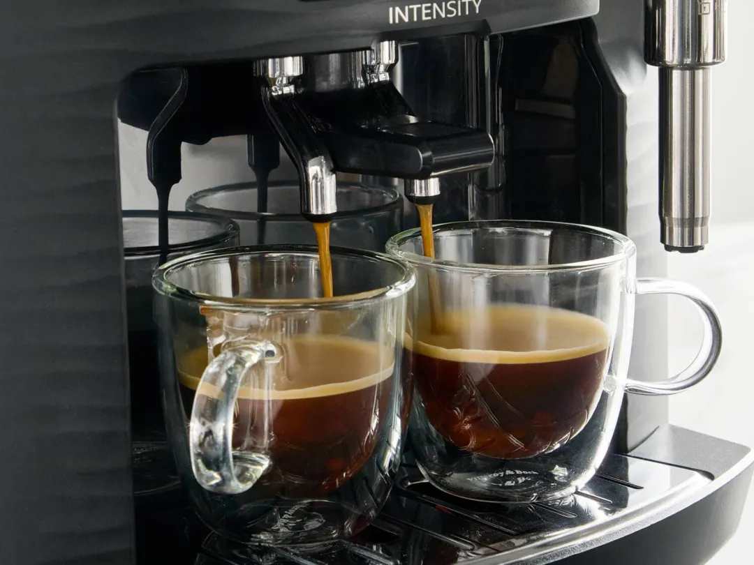 Ekspres do kawy ciśnieniowy KRUPS INTENSITY BLACK COFFEE EA5008 z młynkiem