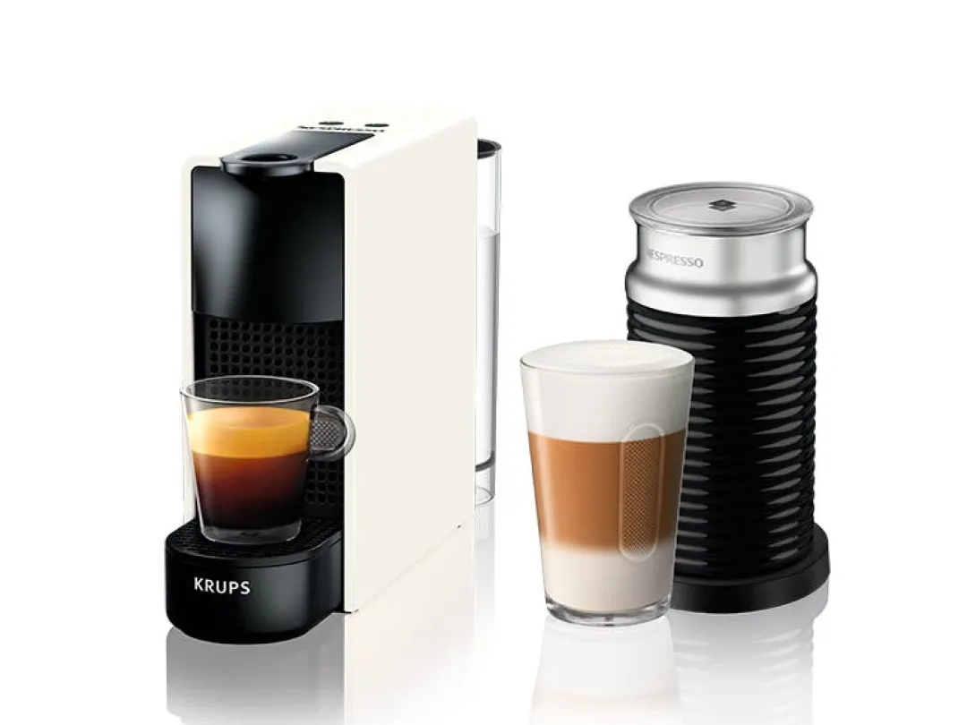 Ekspres do kawy kapsułkowy Krups NESPRESSO XN1111 ESSENZA MINI ze spieniaczem