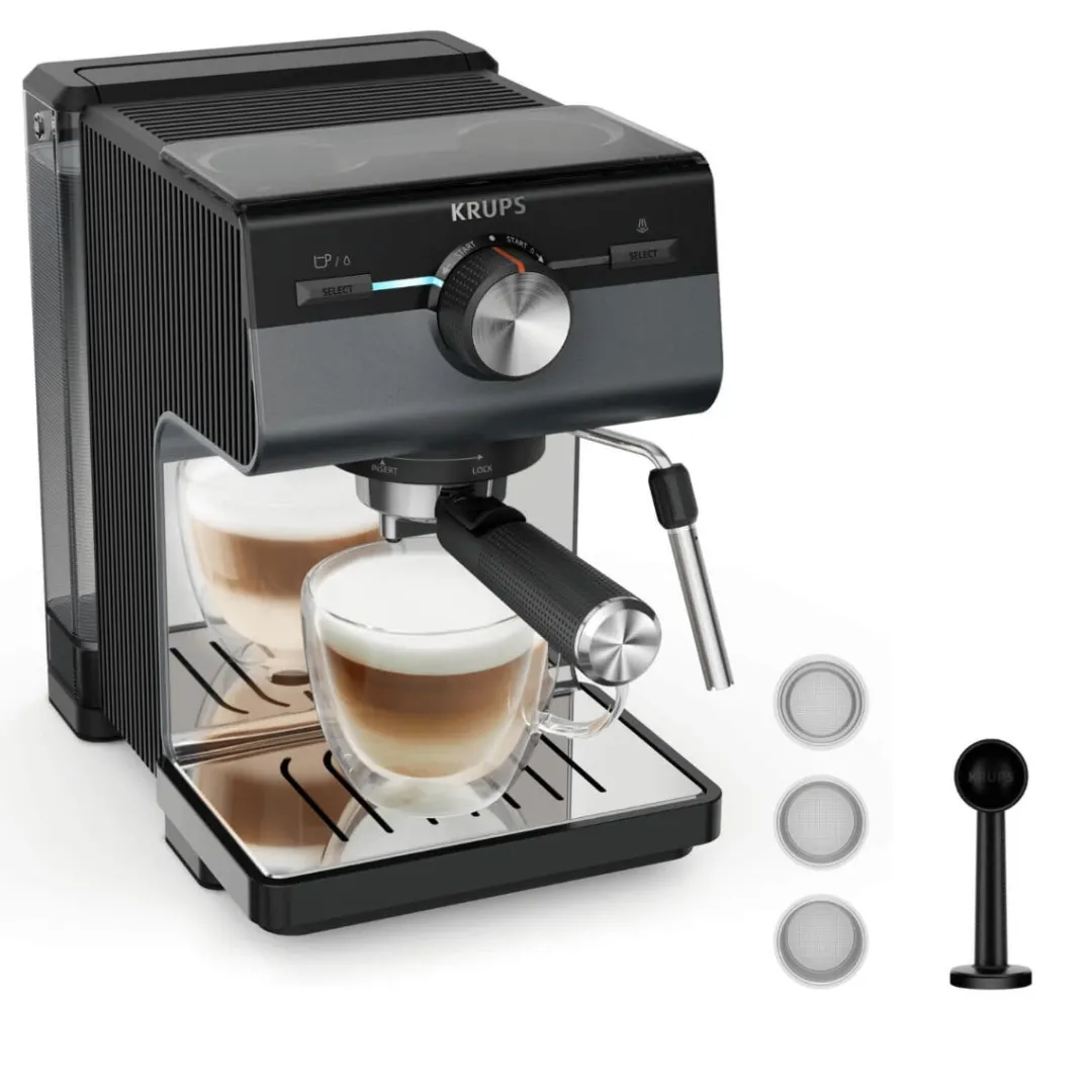 Ekspres do kawy kolbowy KRUPS AUTHENTIC+ C80 XP384G