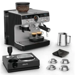 Ekspres do kawy kolbowy z młynkiem KRUPS PRECISION+ XP804T