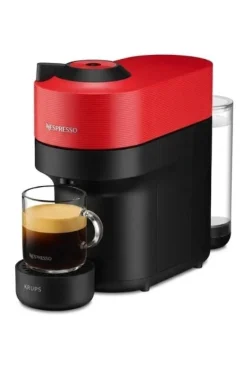 Ekspres kapsułkowy do kawy KRUPS NESPRESSO VERTUO POP XN9205 (czerwony)