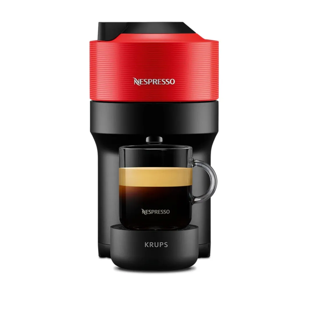 Ekspres kapsułkowy do kawy KRUPS NESPRESSO VERTUO POP XN9205 (czerwony)