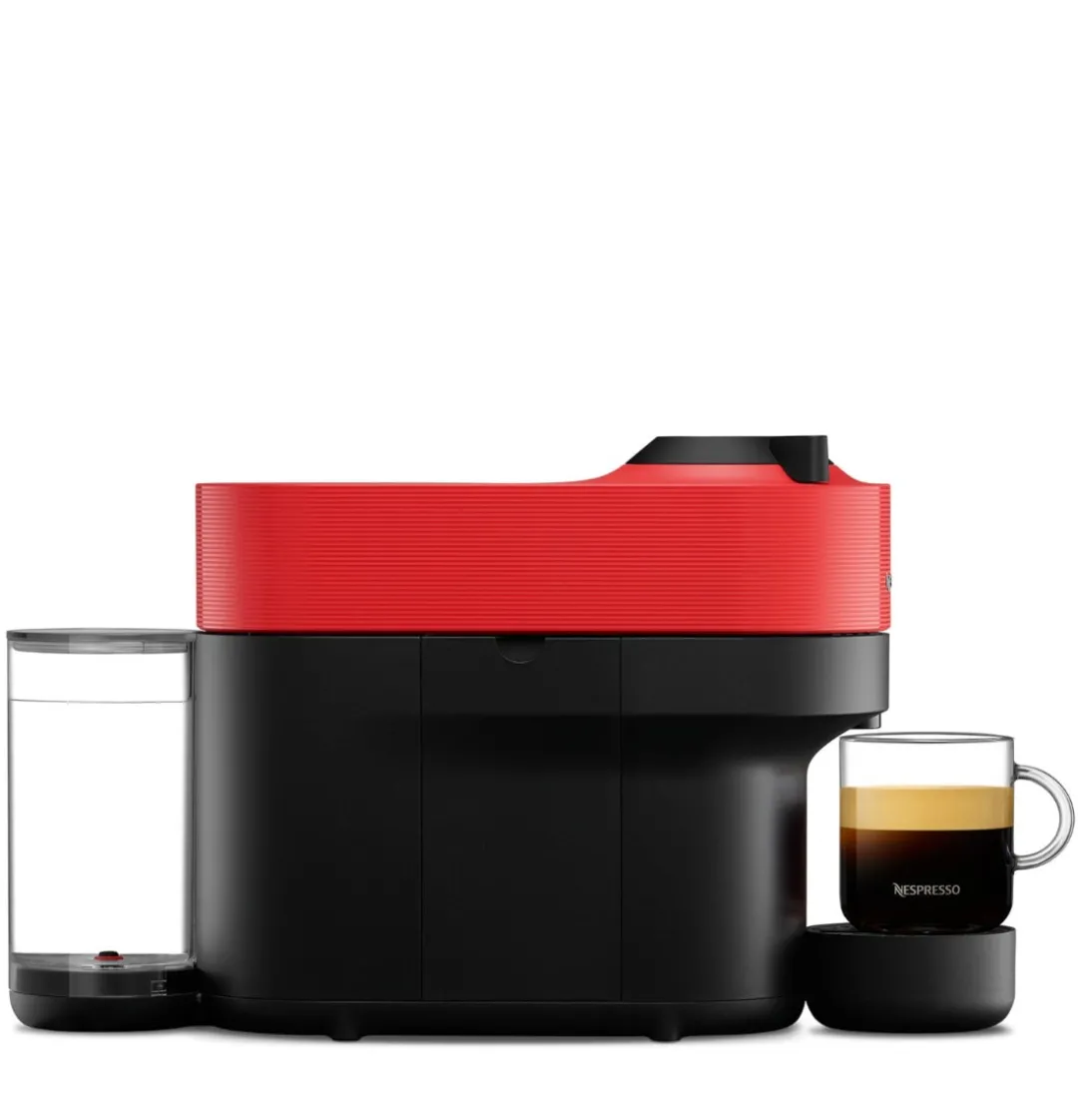 Ekspres kapsułkowy do kawy KRUPS NESPRESSO VERTUO POP XN9205 (czerwony)