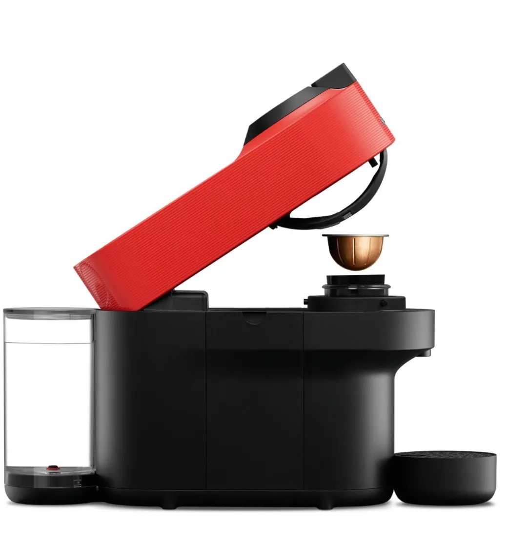 Ekspres kapsułkowy do kawy KRUPS NESPRESSO VERTUO POP XN9205 (czerwony)