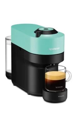 Ekspres kapsułkowy do kawy KRUPS NESPRESSO VERTUO POP XN9204 (miętowy)