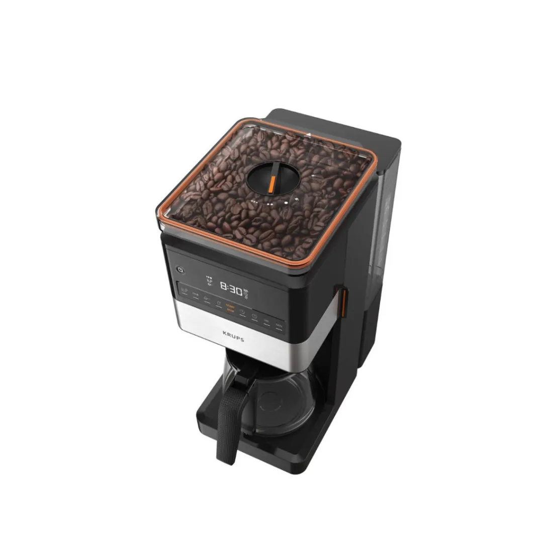Ekspres przelewowy ze stalowym młynkiem KRUPS GRIND&BREW XL KM8428