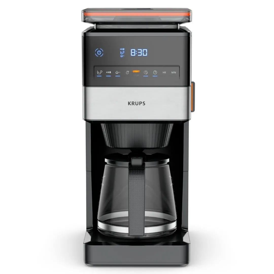 Ekspres przelewowy ze stalowym młynkiem KRUPS GRIND&BREW XL KM8428