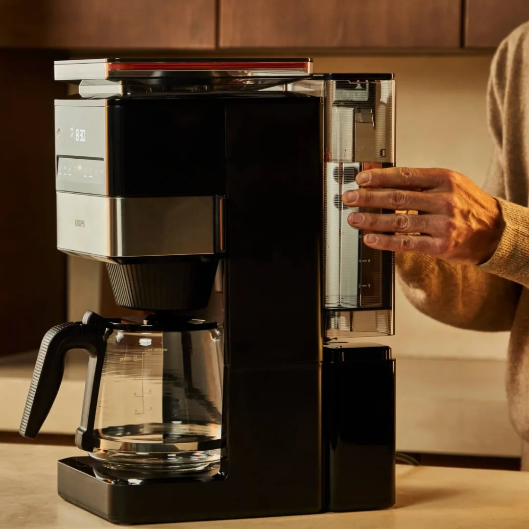 Ekspres przelewowy ze stalowym młynkiem KRUPS GRIND&BREW XL KM8428