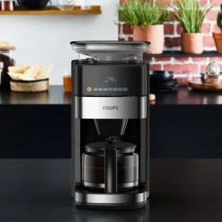 Ekspres przelewowy z młynkiem żarnowo-stalowym KRUPS GRIND AND BREW KM8328