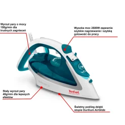 Żelazko parowe, Tefal Easygiss Plus 2, 2500 W, 195 g/min