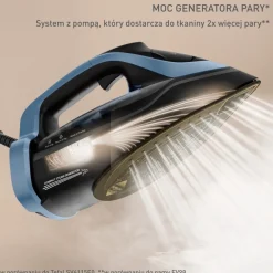 Żelazko parowe, Tefal Ultimate Power, 3200W, mocne, automatyczne wyłączanie