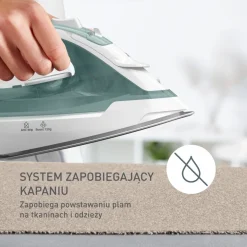 Żelazko parowe, Tefal Virtuo 30, 2000 W, prasowanie w pionie