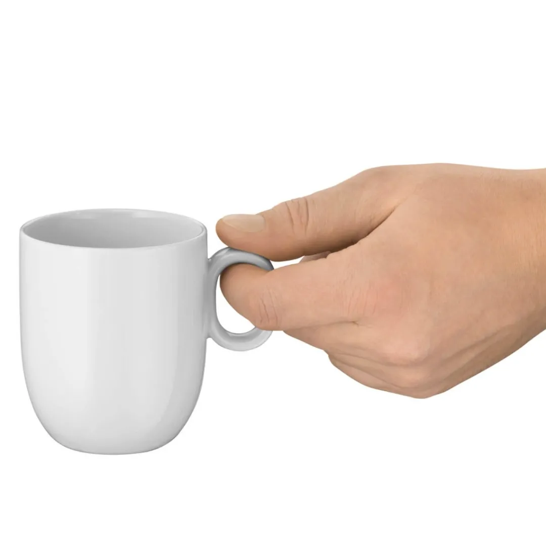 Filiżanki do kawy WMF Barista ze spodkiem 2 szt. porcelana