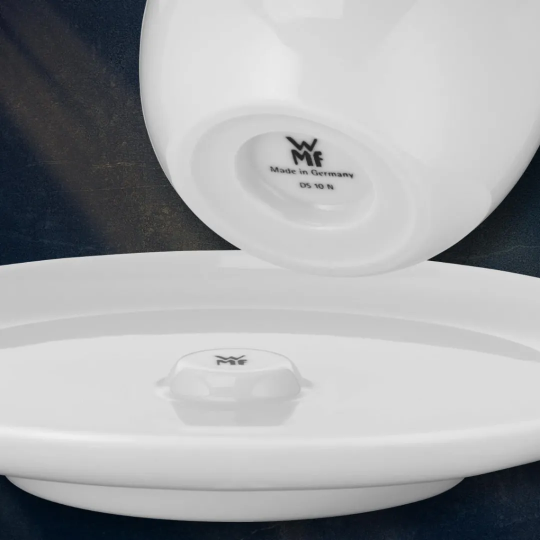 Filiżanki do kawy WMF Barista ze spodkiem 2 szt. porcelana