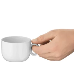 Filiżanki do kawy WMF Barista ze spodkiem 2 szt. porcelana 160 ml