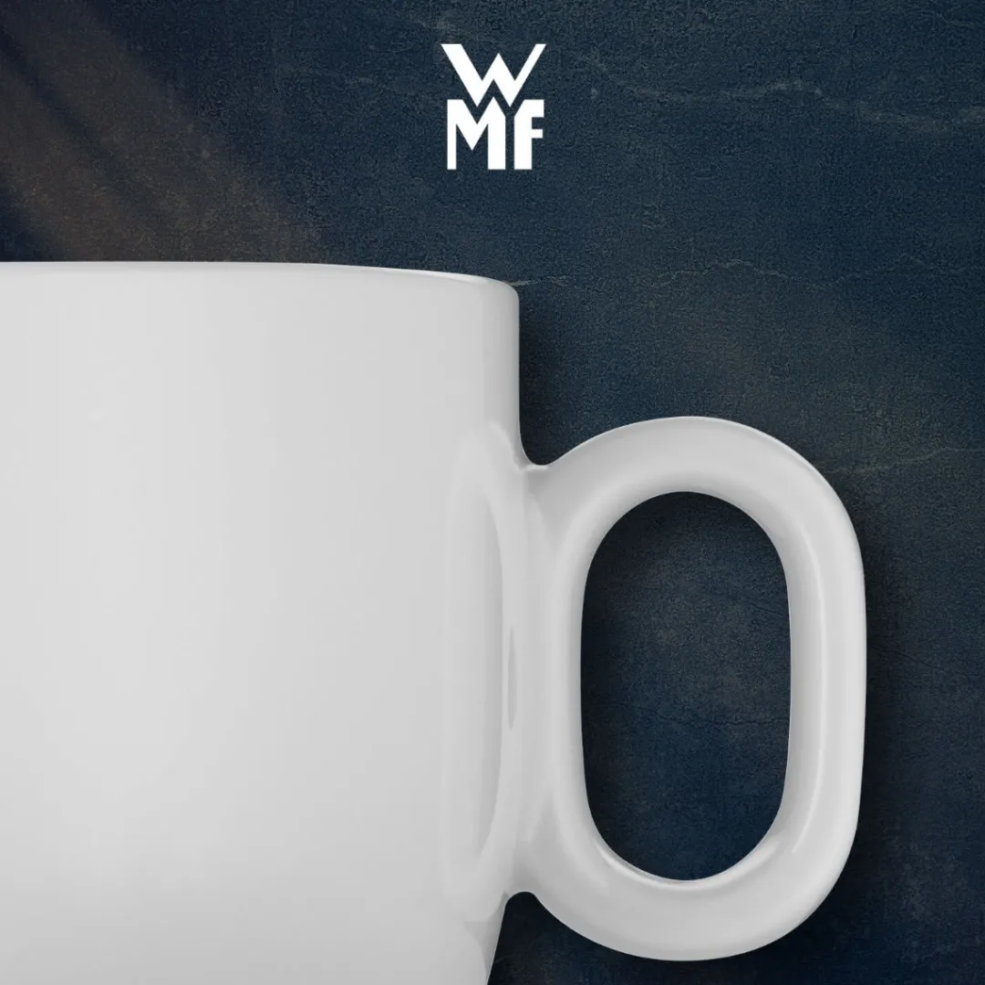 Filiżanki do kawy WMF Barista ze spodkiem 2 szt. porcelana 160 ml