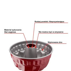 Forma na babkę TEFAL DELIBAKE 22cm