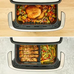 Frytkownica beztłuszczowa Dual Easy Fry Flex EY922D, pojemność 9 l, Air Fryer