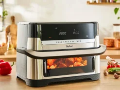 Frytkownica beztłuszczowa Dual Easy Fry Flex EY922D, pojemność 9 l, Air Fryer