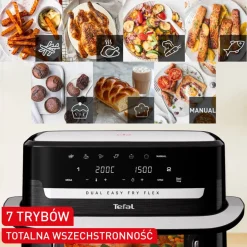 Frytkownica beztłuszczowa Dual Easy Fry Flex EY9228E, pojemność 9 l, Air Fryer