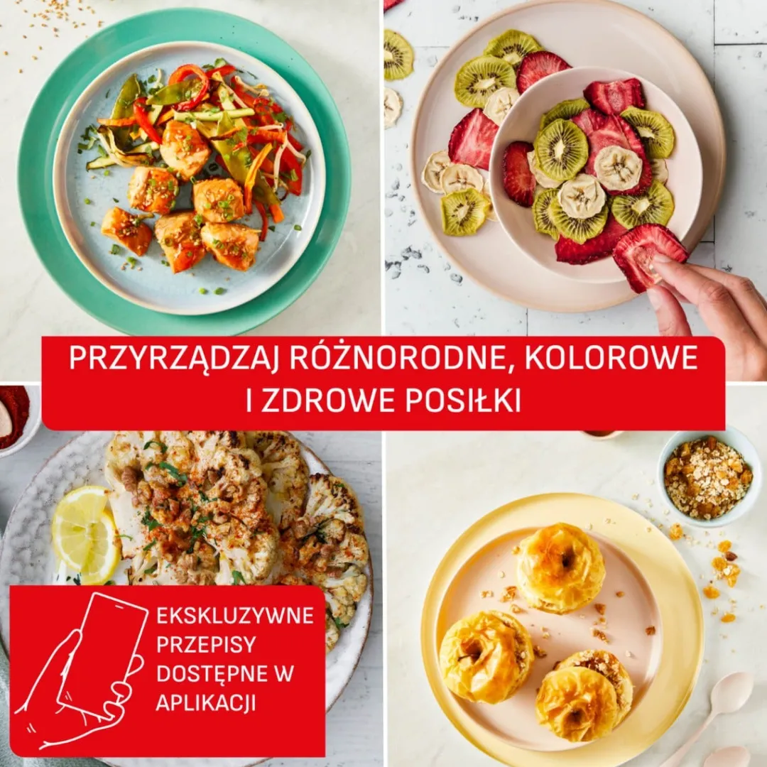 Frytkownica beztłuszczowa, Easy Fry EY245GE0, pojemność 5 l, 1550 W, Air Fryer
