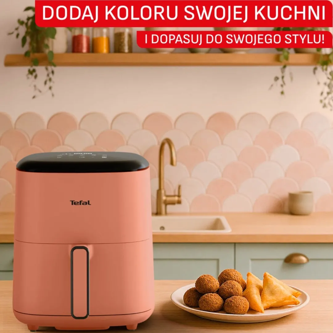 Frytkownica beztłuszczowa, Easy Fry EY245TE0, pojemność 5 l, 1550 W, Air Fryer