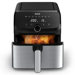 Frytkownica beztłuszczowa, Tefal Easy Fry Mega EY855D, pojemność 7,5 l, kompaktowy rozmiar, Air Fryer